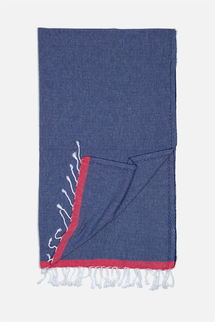 Knidos Peştemal - Navy-Red