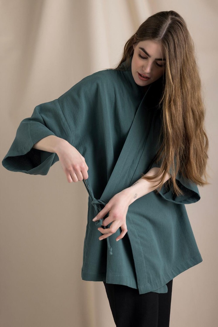 Mantra Kimono - Emerald