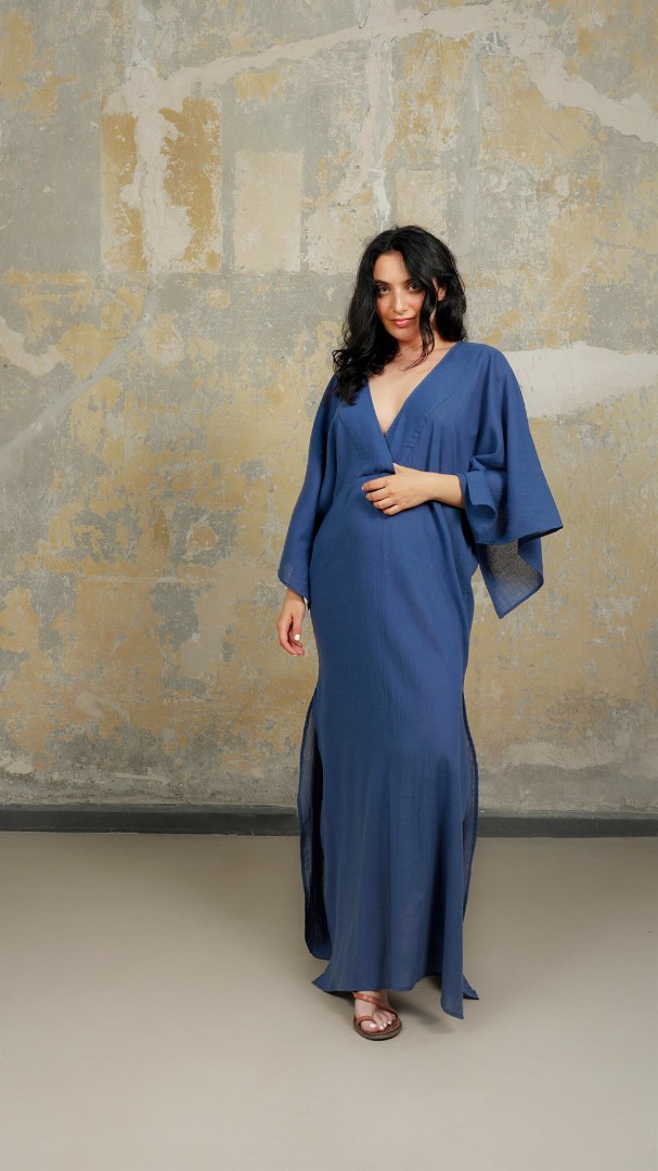 Üzümlü Kaftan - Blue